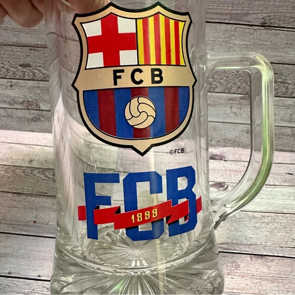 FCB Glass Beer Mug - Clear